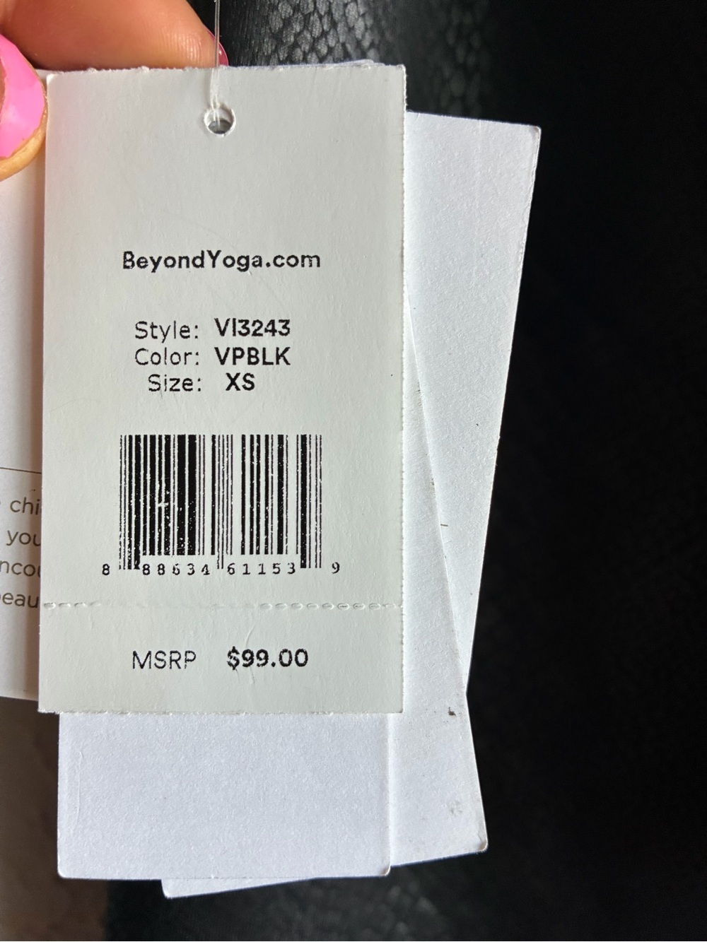 Beyond Yoga Black Snake Print High
Rise 7/8 Active Leggings XS NWT. - Picture 8 of 11